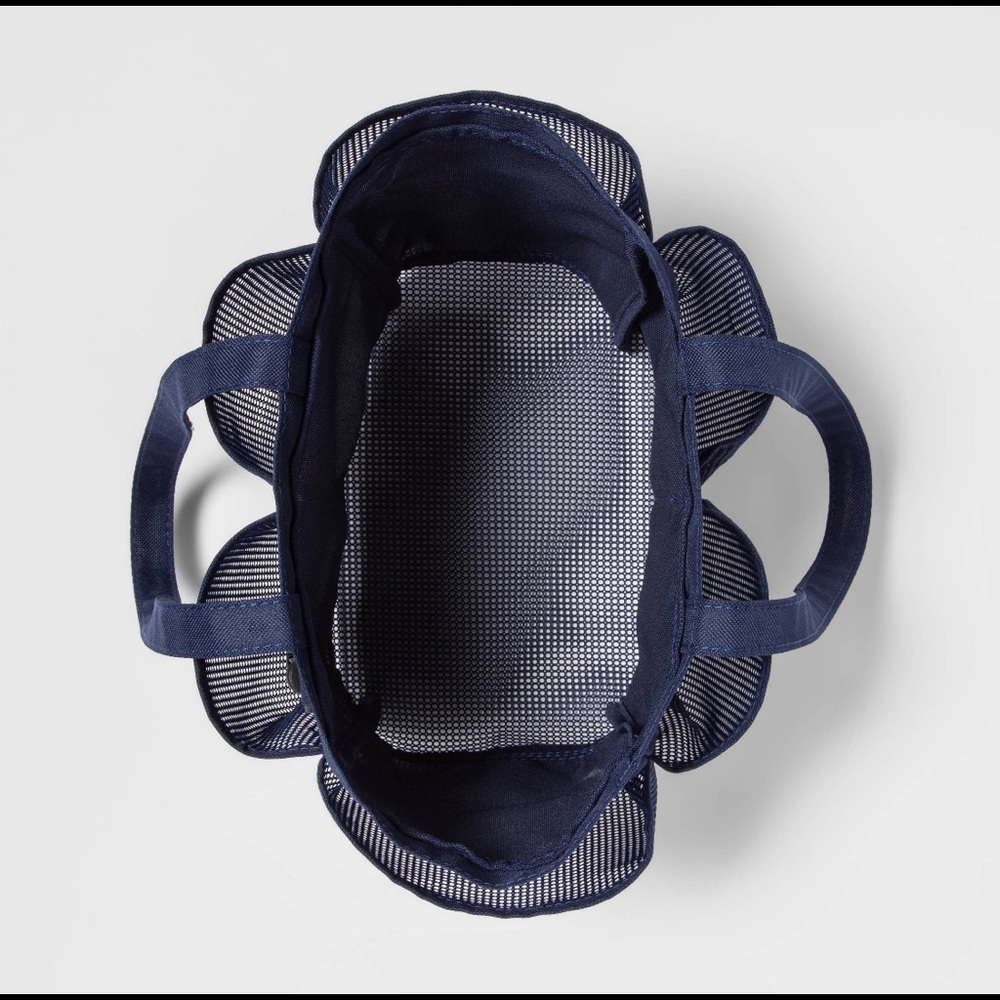 Room Essentials Mesh Shower Caddy -Dark Blue - Picture 3 of 3